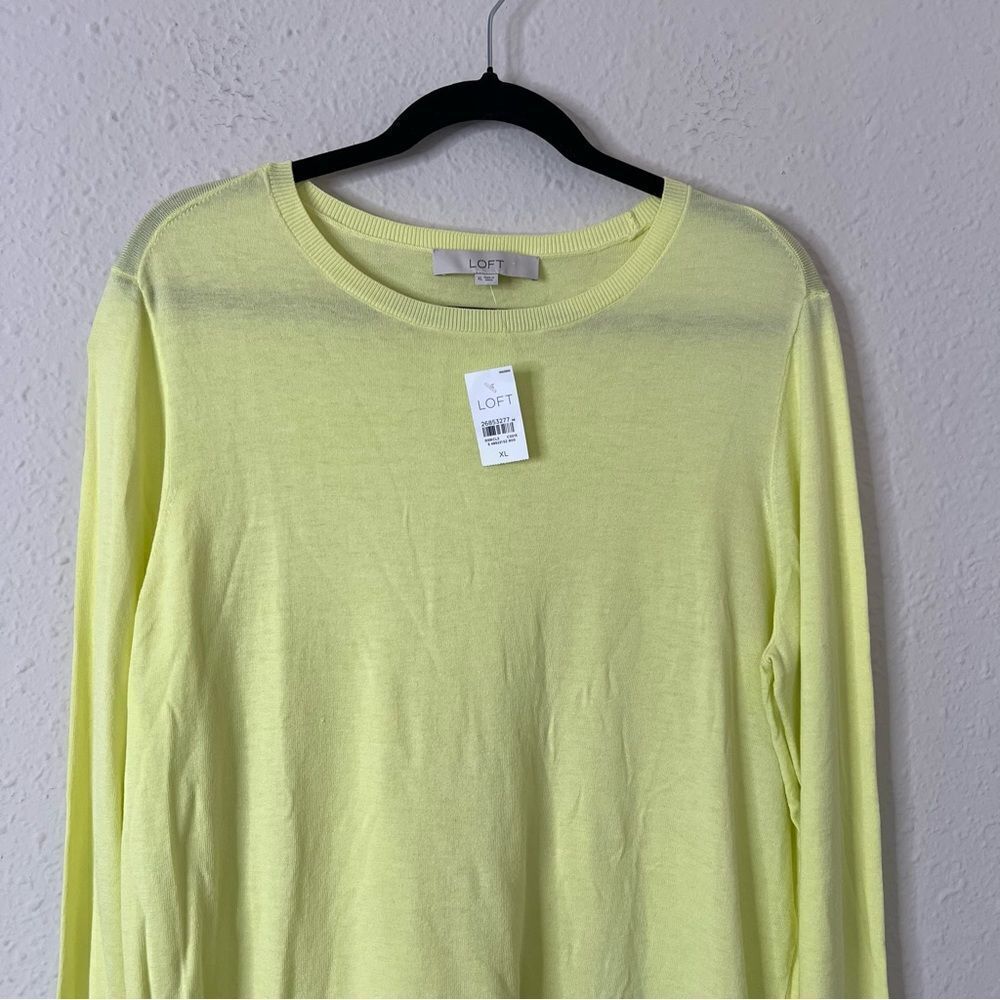 Loft Crew Neck Lightweight Sweater NEW Size XL