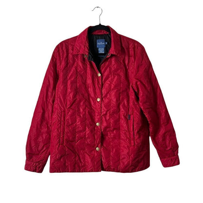 Faconnable Lightweight Quilted Jacket in Red Size Medium