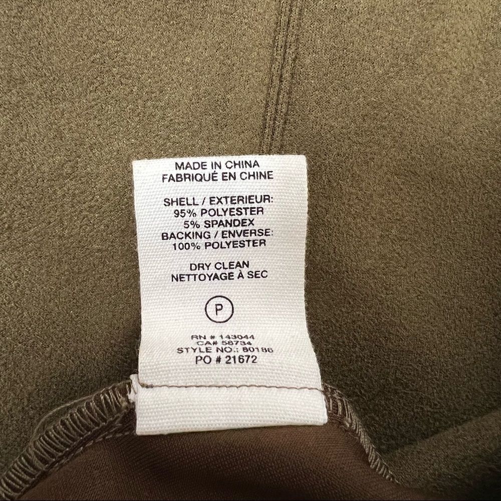 Anthropologie | Avec Les Filles Slit-Front Sueded Leggings Size XS