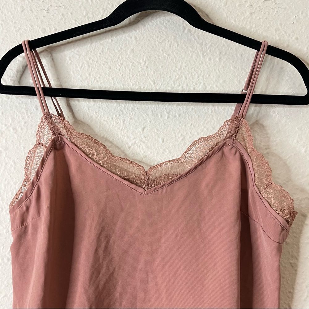 Abercrombie & Fitch Lace Trim Cami Tank Top Size Small