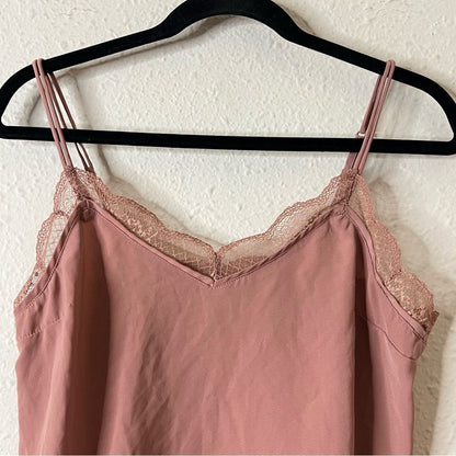 Abercrombie & Fitch Lace Trim Cami Tank Top Size Small