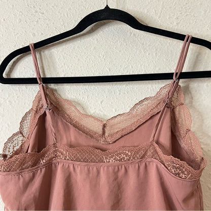 Abercrombie & Fitch Lace Trim Cami Tank Top Size Small