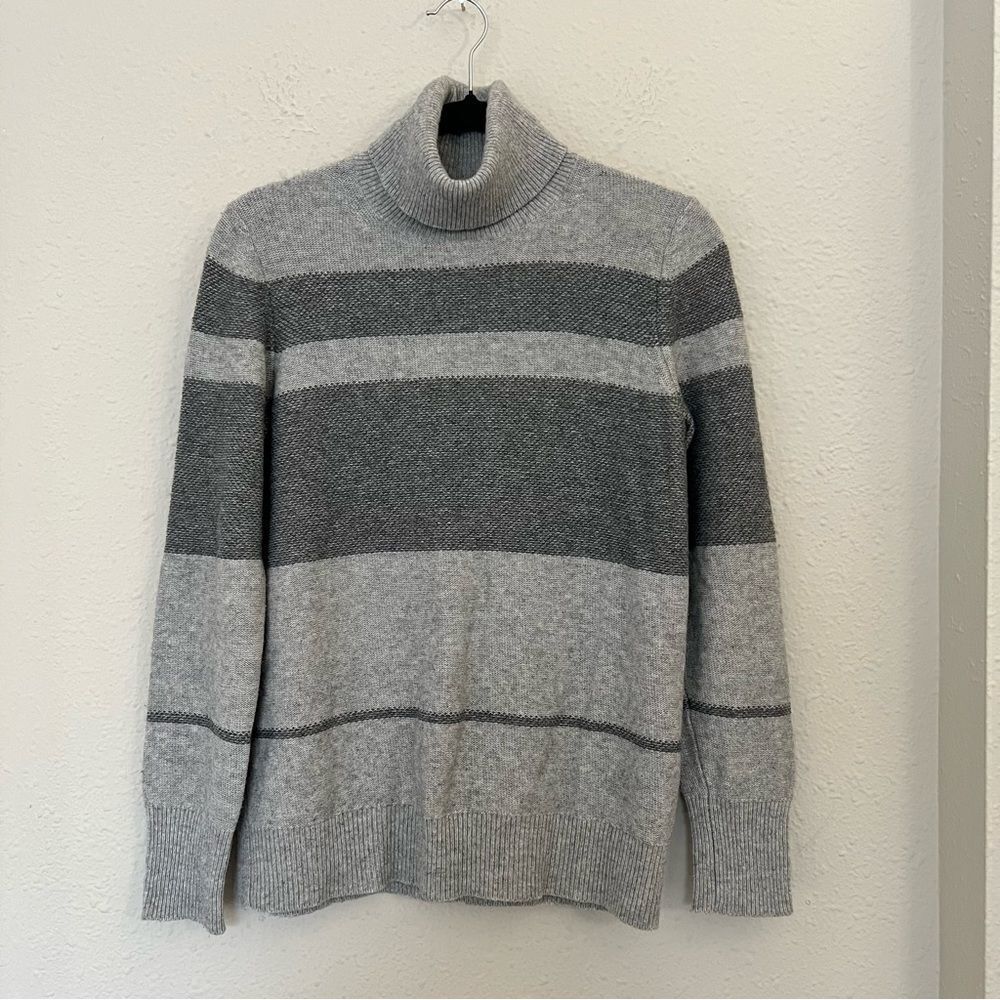 Banana Republic Flipucci Italian Yarn Merino Wool Cashmere Turtleneck Sweater M