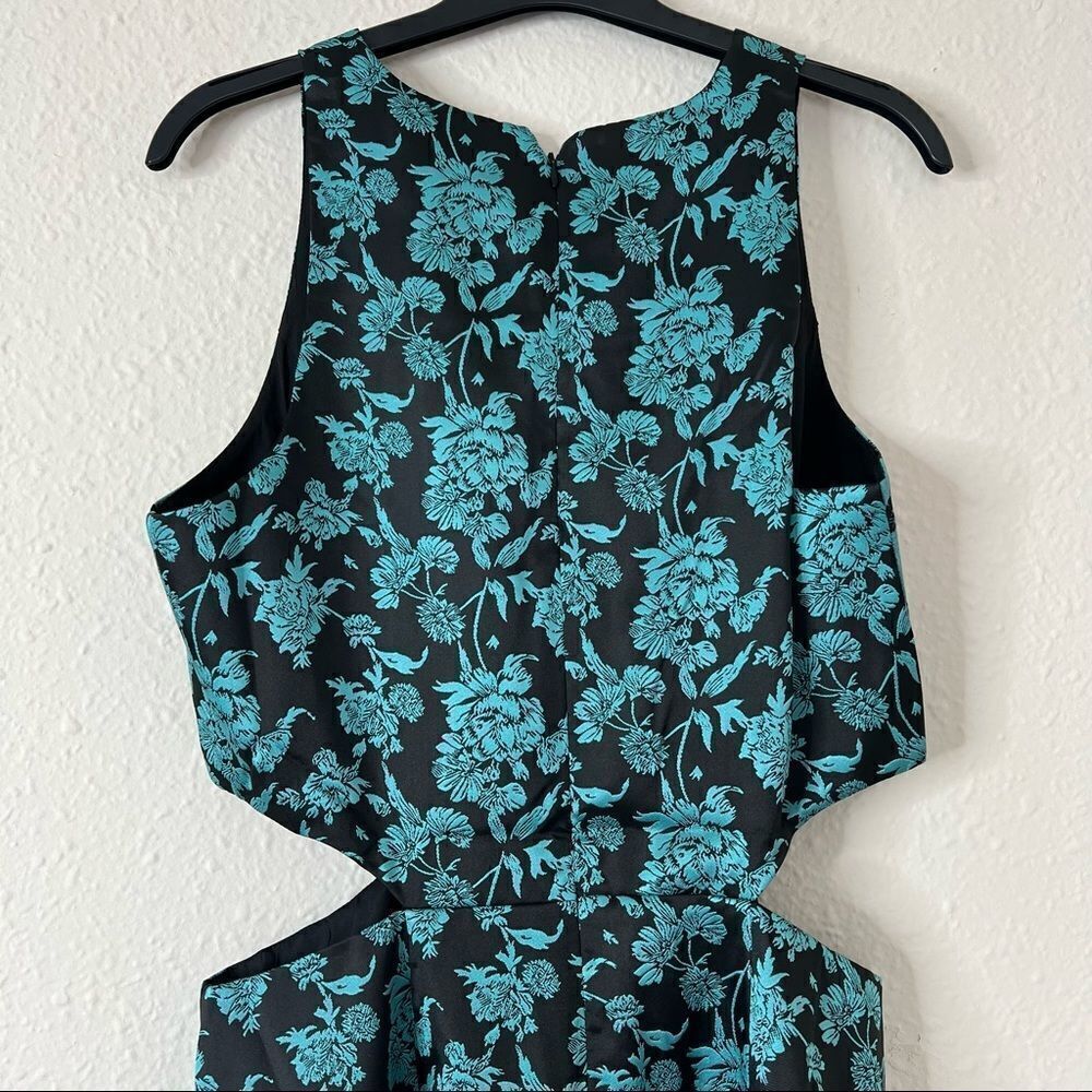 Anthropologie Hutch Floral Jacquard Cut-Out Mini Dress NEW Size 10