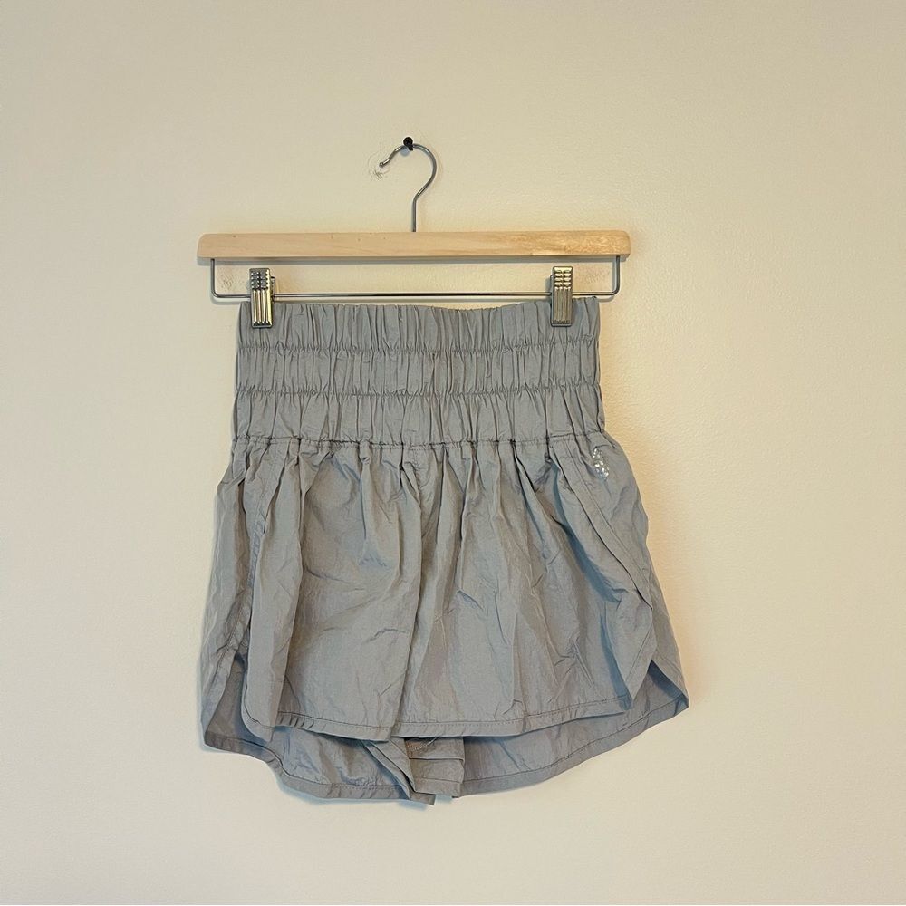 Free People Movement The Way Home Shorts Color Arctic Mist, Size Medium