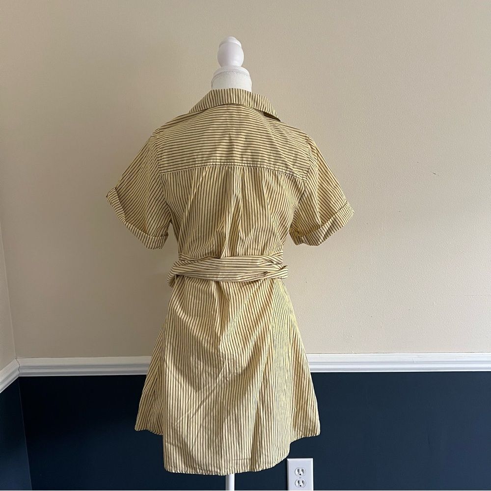 Nation LTD Nida Striped Mini Shirt Dress Size Medium