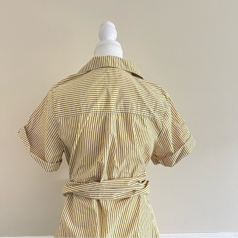 Nation LTD Nida Striped Mini Shirt Dress Size Medium