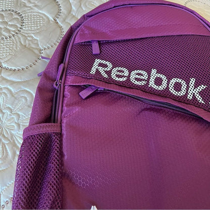 Reebok Isla 17.5” Laptop Backpack in Dark Purple NEW