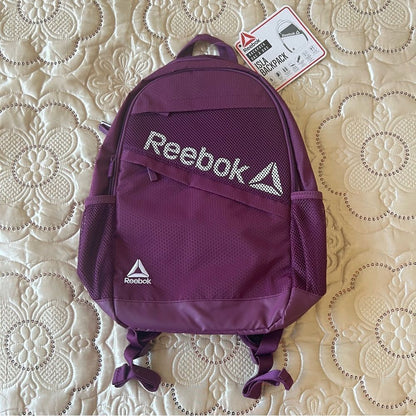 Reebok Isla 17.5” Laptop Backpack in Dark Purple NEW