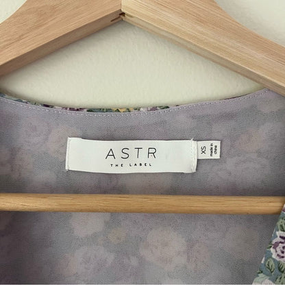ASTR The Label Floral Mini Dress Long Sleeve