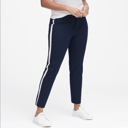 Banana Republic Navy Blue Sloan Slim Ankle Pants Size 6