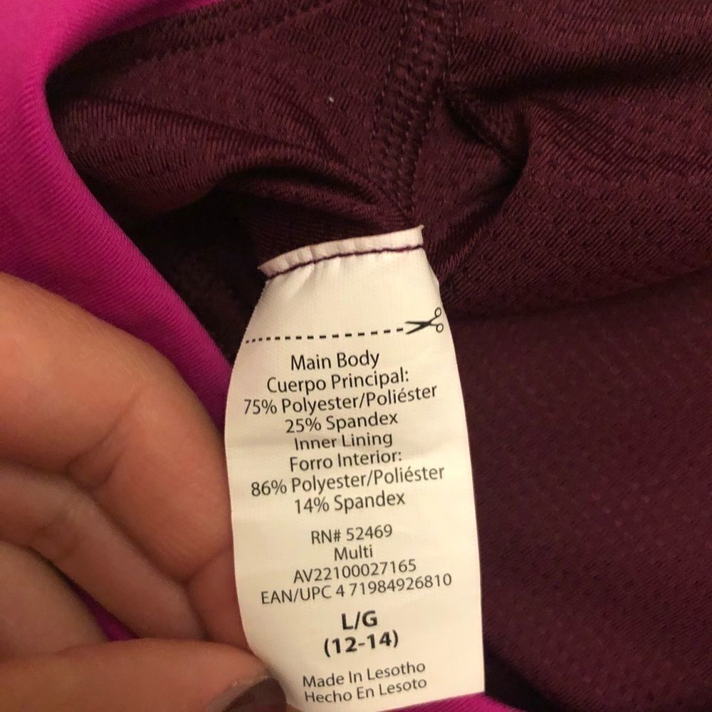 Avia Women’s Cropped Performance Top Size L