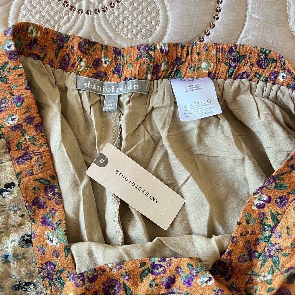 Anthropologie Hattie Midi Skirt Daniel Rainn NEW Size XL