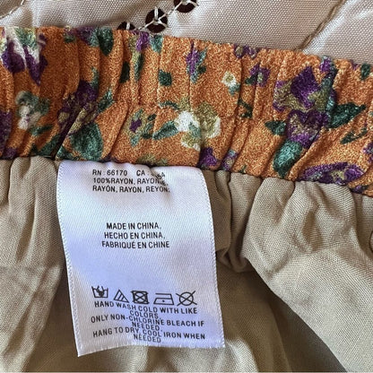 Anthropologie Hattie Midi Skirt Daniel Rainn NEW Size XL