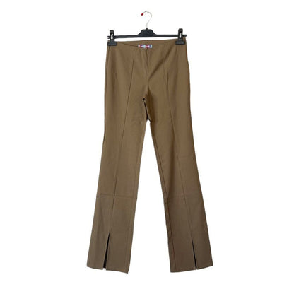 Urban Outfitters Olive Green Front Slit Flare Pants NEW Size 2