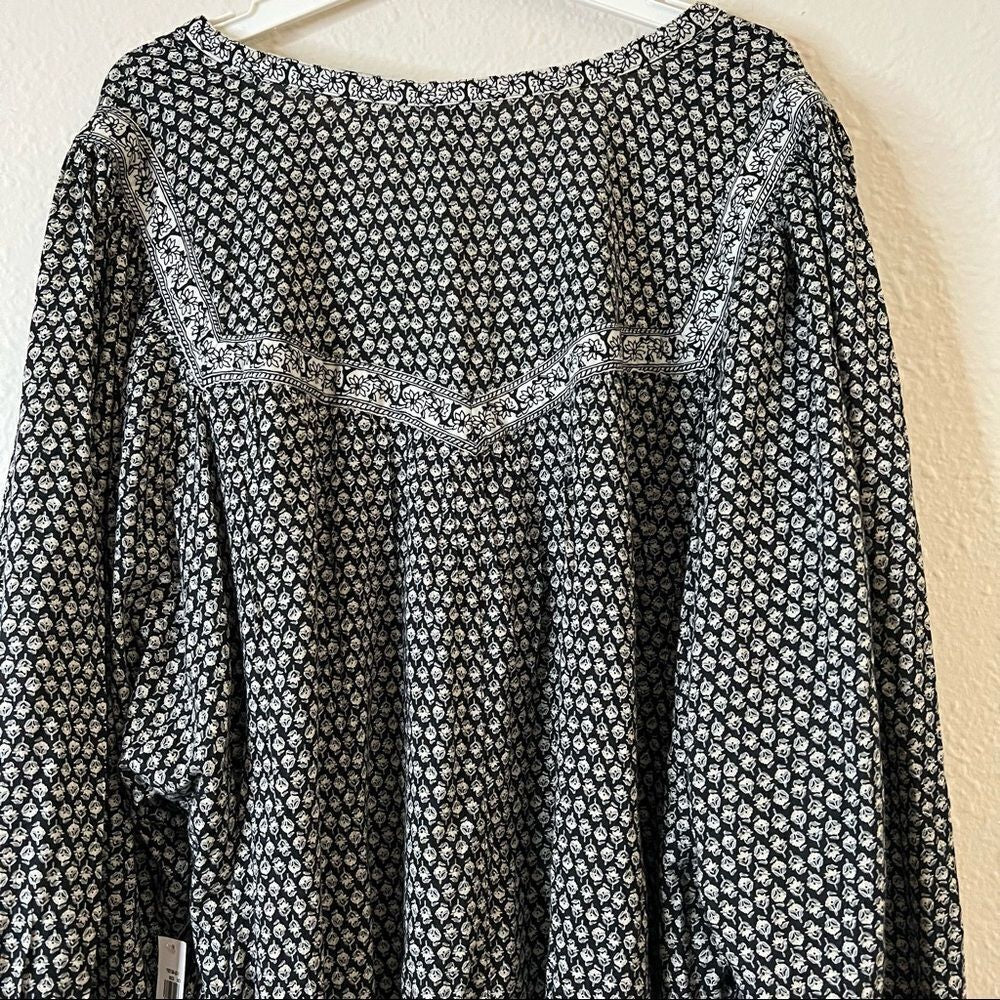 Old Navy Oversized Long Sleeve Mini Swing Dress Plus Size 3X
