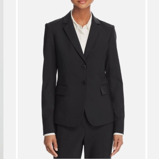 Theory Suzanne B Tuxedo Black Blazer Size Small