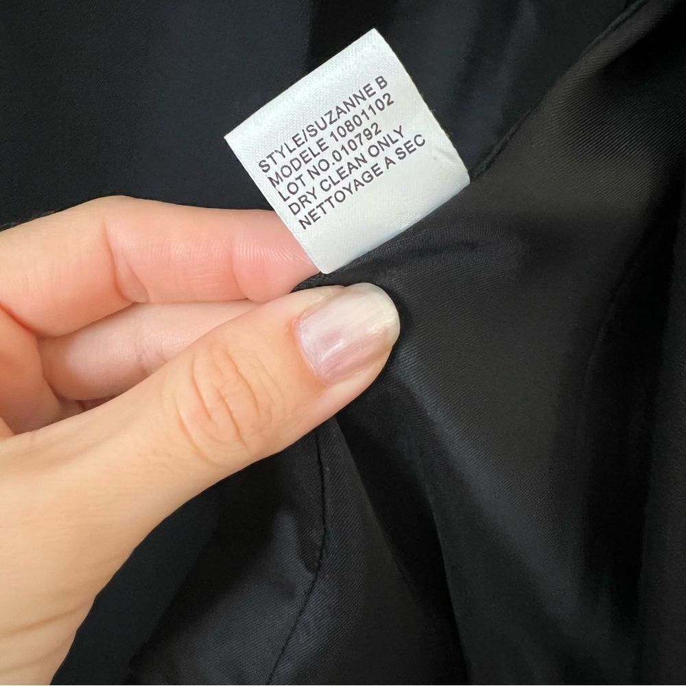 Theory Suzanne B Tuxedo Black Blazer Size Small