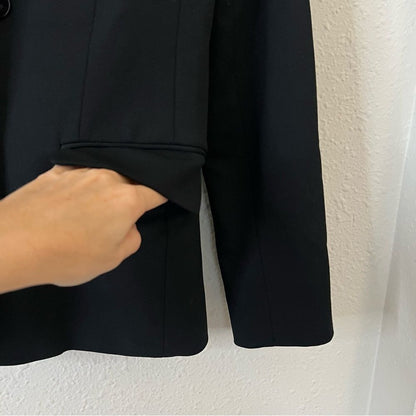 Theory Suzanne B Tuxedo Black Blazer Size Small