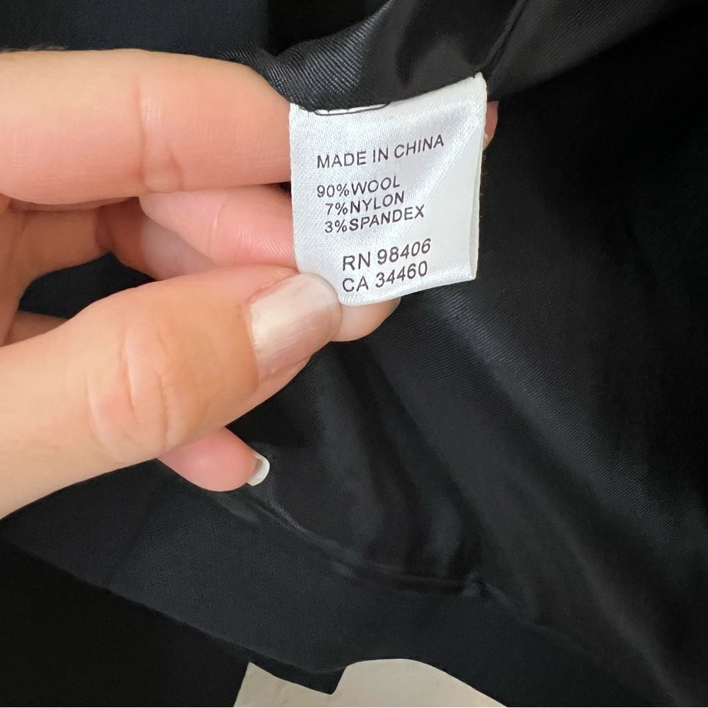 Theory Suzanne B Tuxedo Black Blazer Size Small