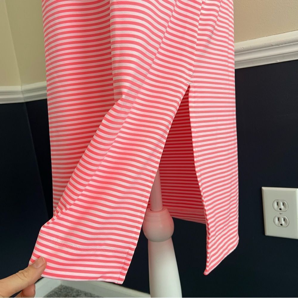 Vineyard Vines Striped Sleeveless Midi Margo Dress NEW Size XS Pink