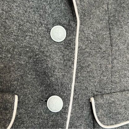Banana Republic Wool Blend Gray Blazer Jacket Size 0