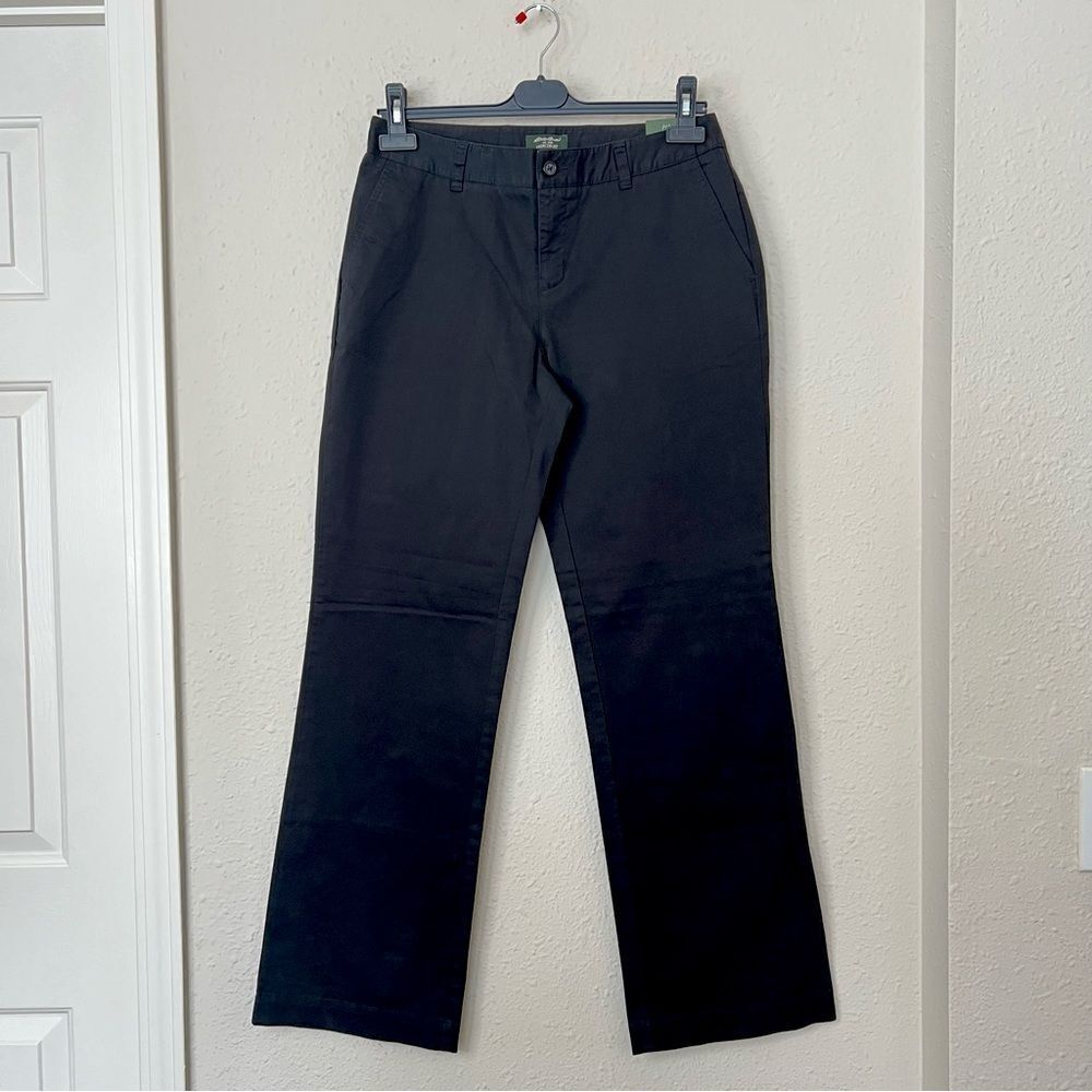 Eddie Bauer Women’s Mercer Stretch Chino Pants in Black NEW Size 6
