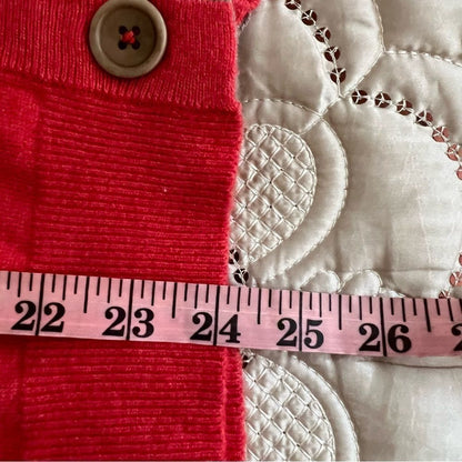 Boden V neck Cardigan Size 16 Cashmere Rabbit Hair Blend