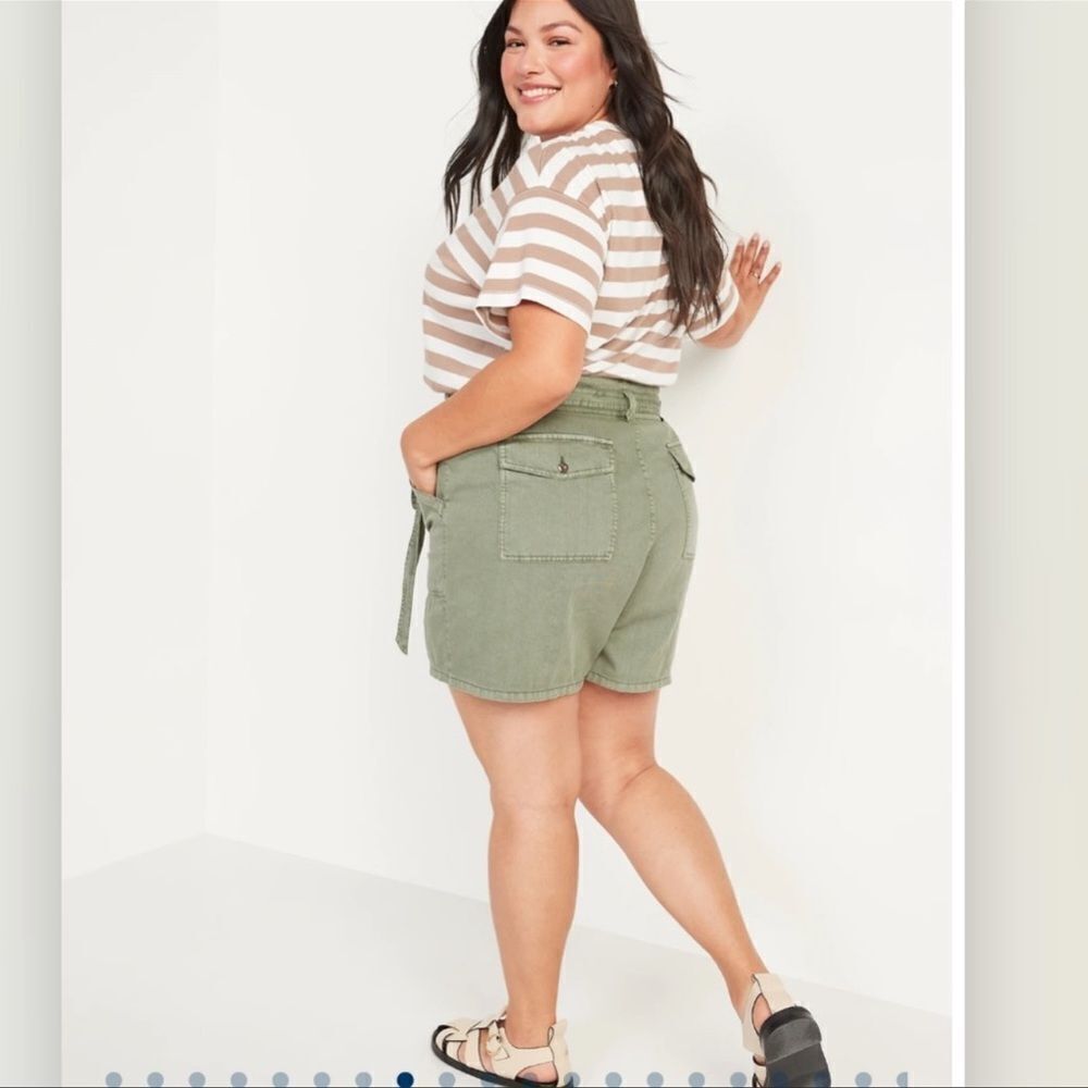 Old Navy High-Waisted Twill Workwear Shorts NEW Plus Size 3X