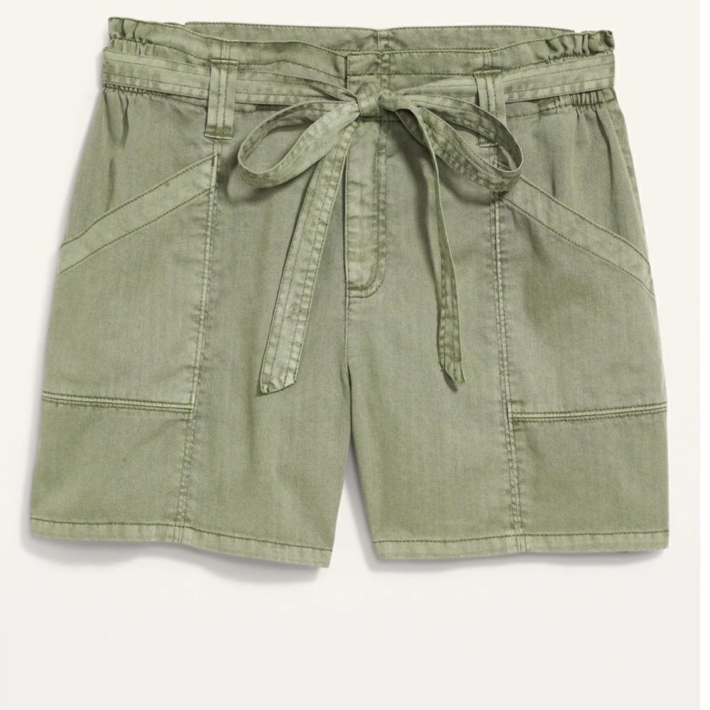 Old Navy High-Waisted Twill Workwear Shorts NEW Plus Size 3X