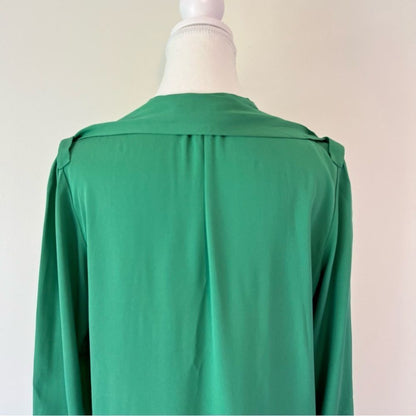 DVF Diane Von Furstenberg Florane Silk Mini Dress Size 8 Long Sleeve Shift