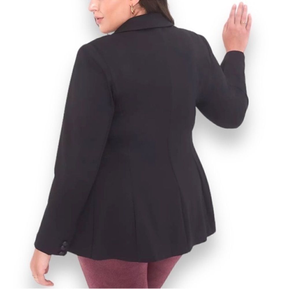 Lane Bryant The Bryant Blazer in Black Ponte Knit NEW Size 20 Petites