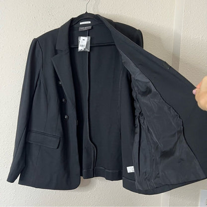 Lane Bryant The Bryant Blazer in Black Ponte Knit NEW Size 20 Petites
