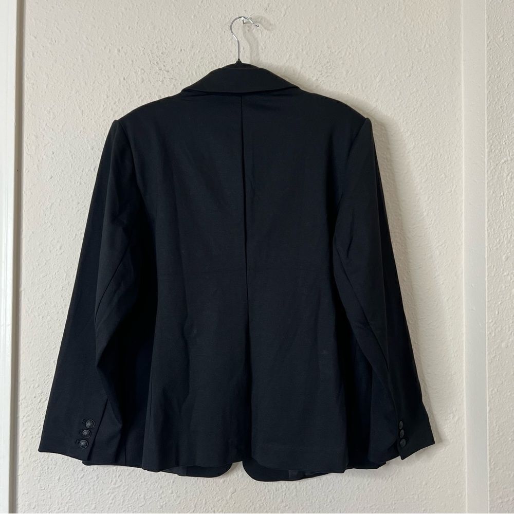 Lane Bryant The Bryant Blazer in Black Ponte Knit NEW Size 20 Petites