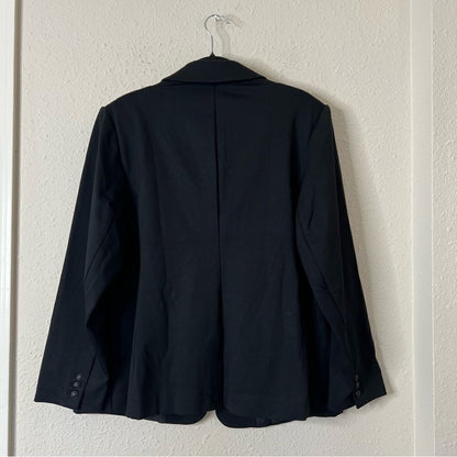 Lane Bryant The Bryant Blazer in Black Ponte Knit NEW Size 20 Petites