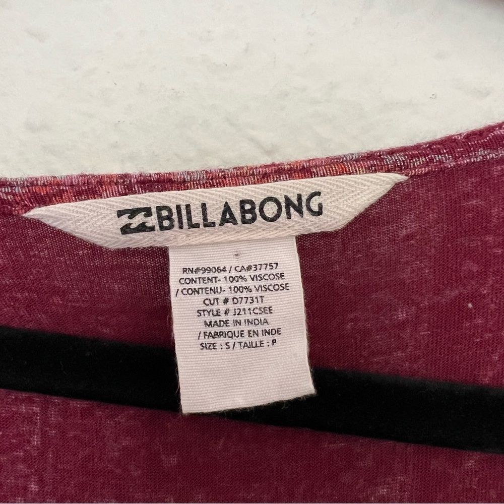 Billabong See the Sun Long Sleeve Bohemian Romper Size Small