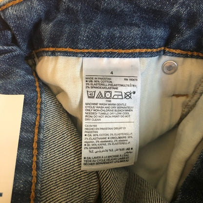 Old Navy Women’s High Waisted Distressed Jean Skirt Size 4