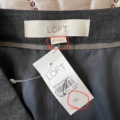 Ann Taylor LOFT Classic A-line Skirt NEW Size 6