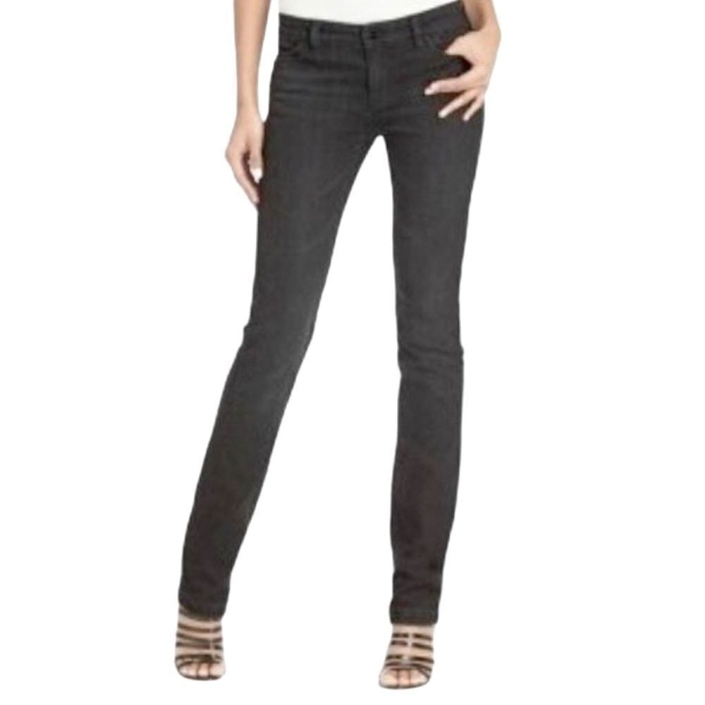 White House Black Market Noir Slim Ankle Jeans in Black Size 4