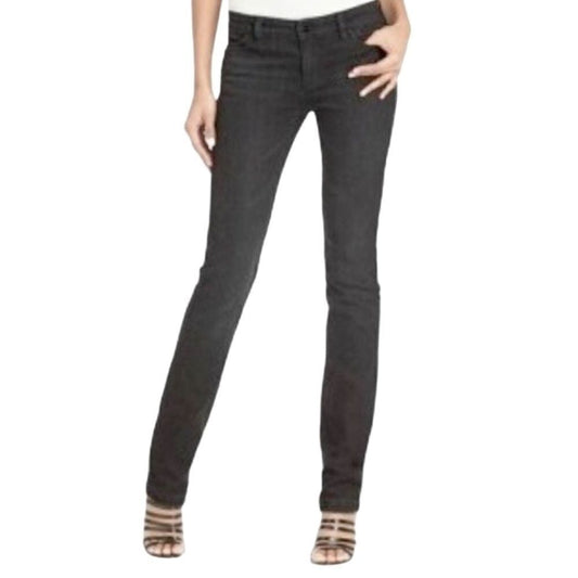 White House Black Market Noir Slim Ankle Jeans in Black Size 4