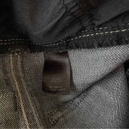White House Black Market Noir Slim Ankle Jeans in Black Size 4