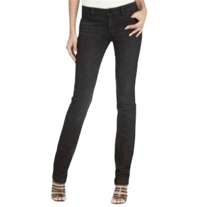 White House Black Market Noir Slim Ankle Jeans in Black Size 4