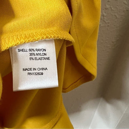 Revolve Lovers & Friends Monroe Mini Dress NEW Size XS in Mustard Yellow