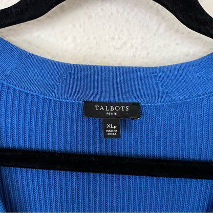 Talbots Ombre Cardigan Sweater in Blue Size XL Petite