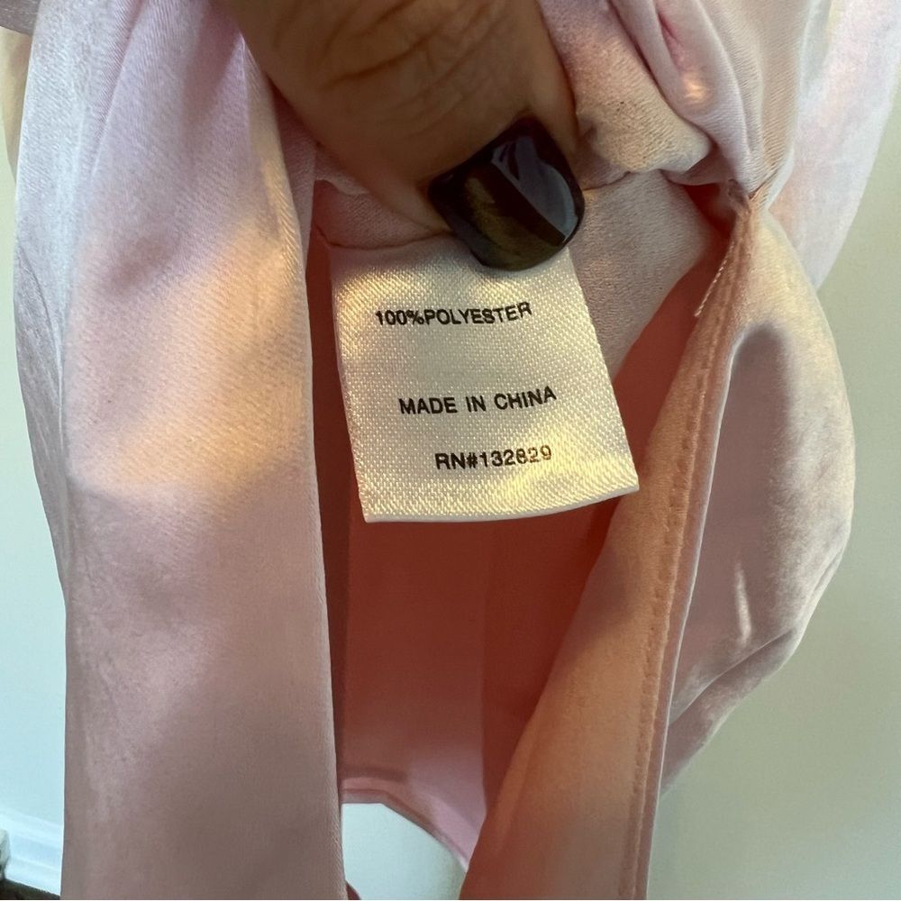 Revolve Superdown Billie Drape Midi Dress in Blush NEW Size Small