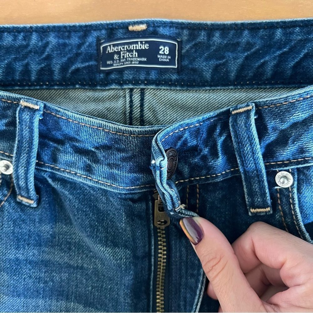 Abercrombie & Fitch Denim Mini Skirt Size 28