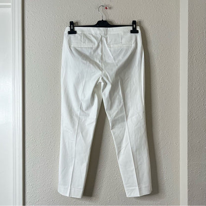 J. Crew Martie Ankle Pants in Ivory NEW Size 8