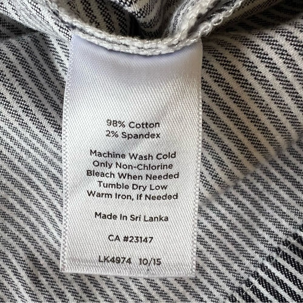 Talbots Striped Mini Skirt