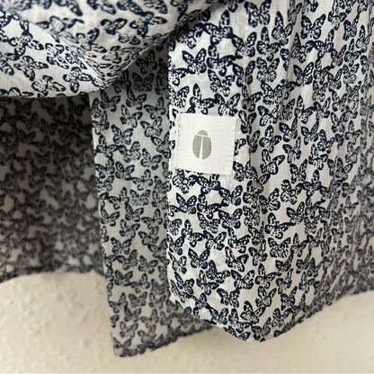 Grayson The Hero Butterfly Print Button Up Shirt Size XL