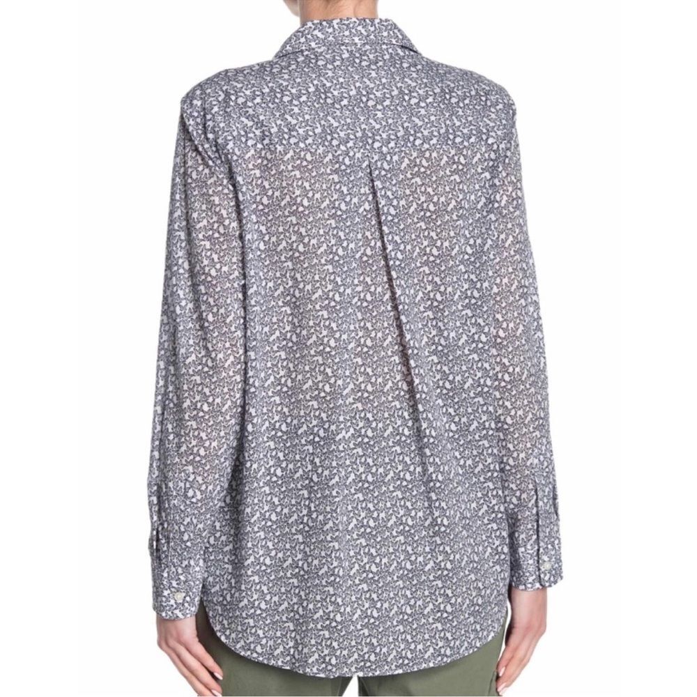 Grayson The Hero Butterfly Print Button Up Shirt Size XL